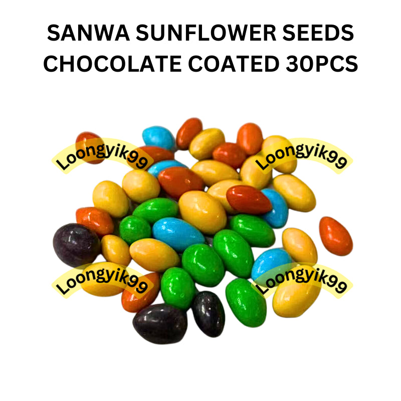 SANWA SUNFLOWER SEEDS CHOCOLATE COATED 30PCS