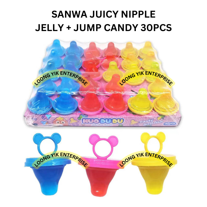 SANWA JUICY NIPPLE JELLY + JUMP CANDY 30PCS HALAL