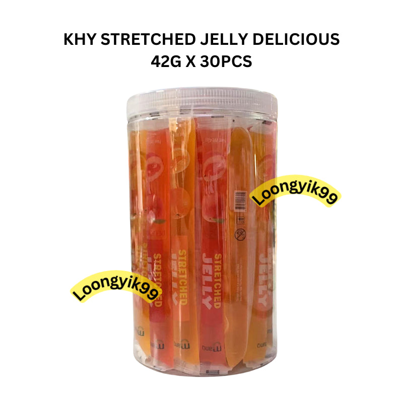 KHY STRETCHED JELLY DELICIOUS 42G X 30PCS HALAL