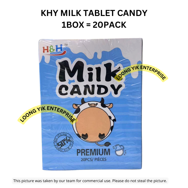 KHY MILK TABLET CANDY 20PCS HALAL