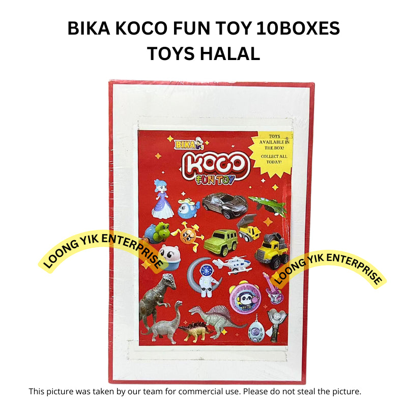 BIKA KOCO FUN TOY 10BOXES TOYS HALAL