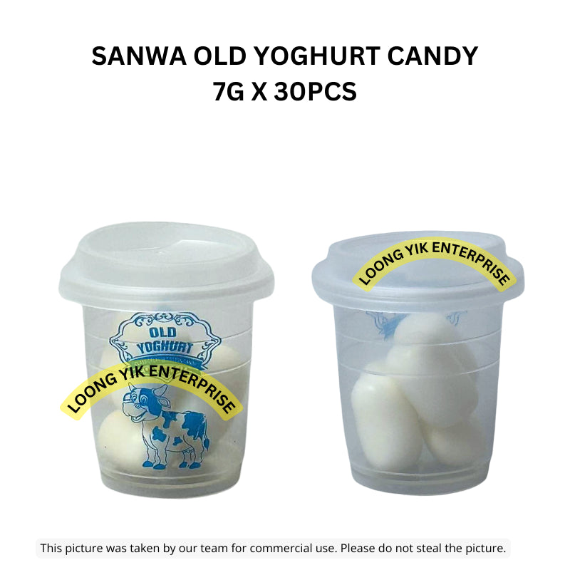 SANWA OLD YOGHURT CANDY 7G X 30PCS