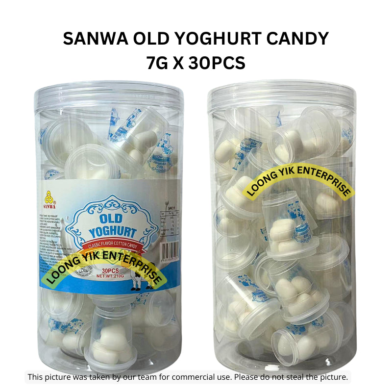 SANWA OLD YOGHURT CANDY 7G X 30PCS