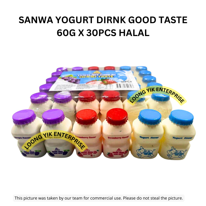 SANWA YOGURT DIRNK GOOD TASTE 60G X 30PCS HALAL