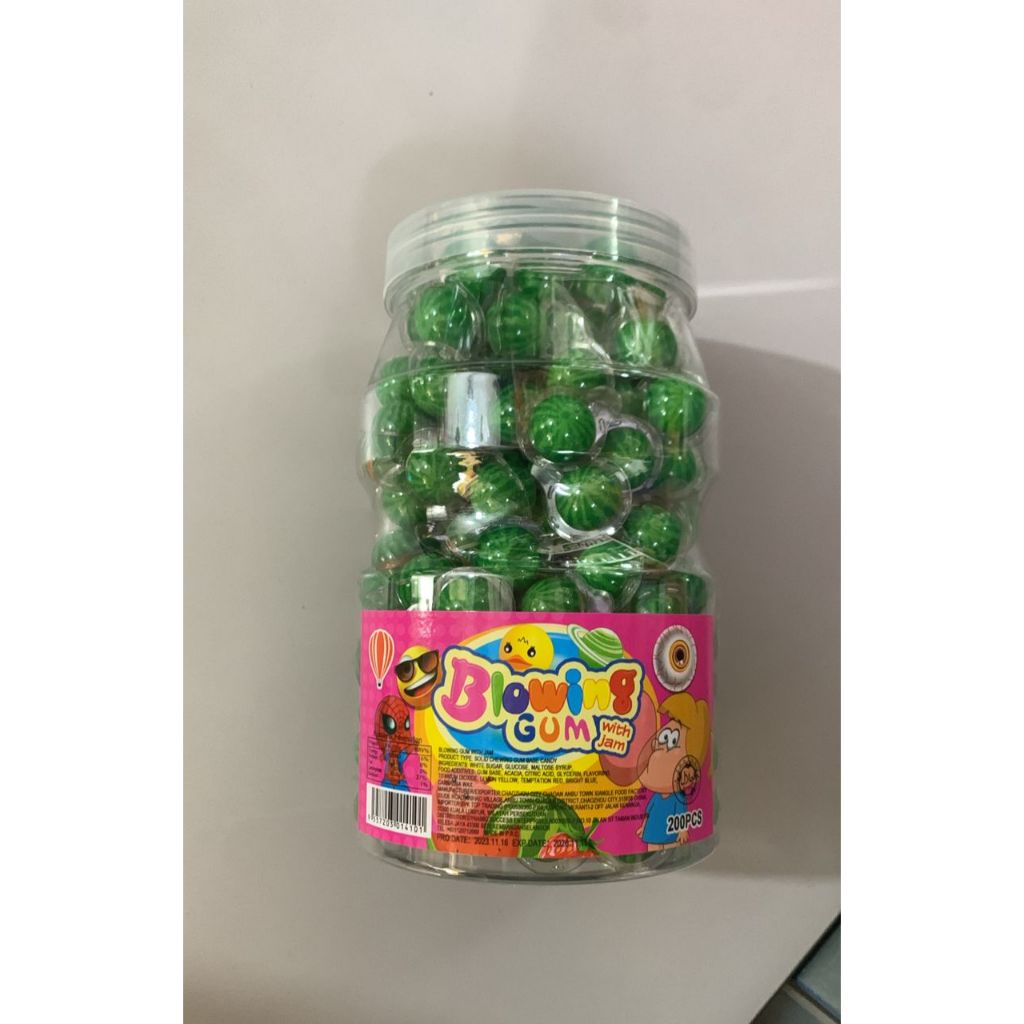 KHY 200PCS Blowing Gum With Filled Jam BUBBLE GUM CANDY GULA GETAH 2.5G X 200PCS HALAL