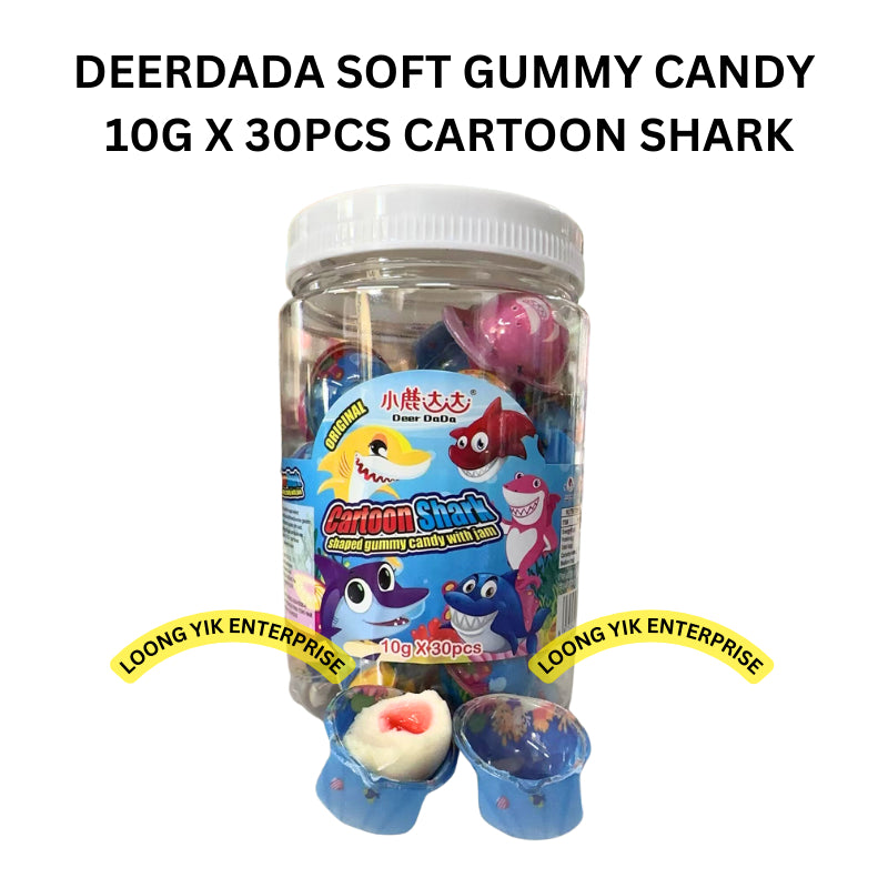 DEERDADA SOFT GUMMY CANDY 10G X 30PCS BABY SHARK HALAL