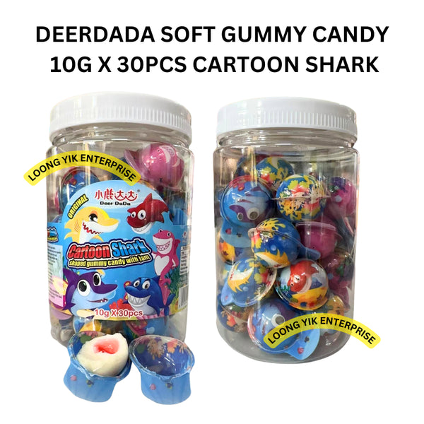 DEERDADA SOFT GUMMY CANDY 10G X 30PCS BABY SHARK HALAL