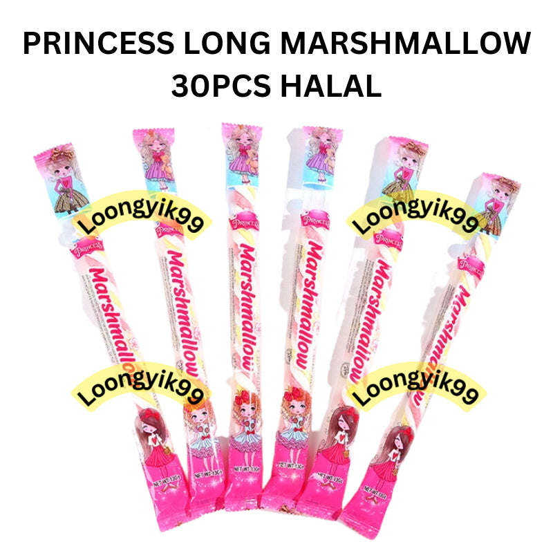 PRINCESS LONG MARSHMALLOW 30PCS HALAL