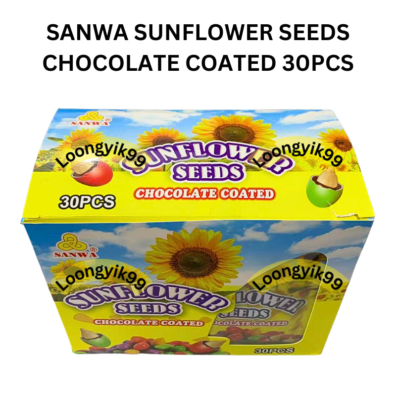 SANWA SUNFLOWER SEEDS CHOCOLATE COATED 30PCS