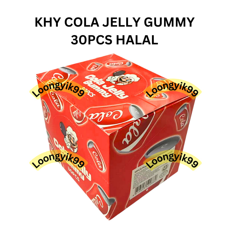 KHY COLA JELLY GUMMY 30PCS HALAL