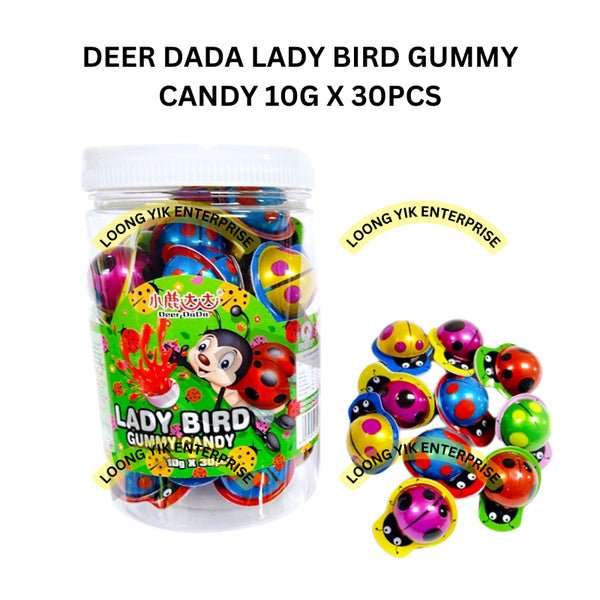 DEER DADA LADY BIRD GUMMY CANDY 10G X 30PCS