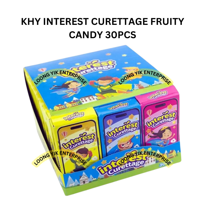 KHY INTEREST CURETTAGE FRUITY CANDY 30PCS HALAL