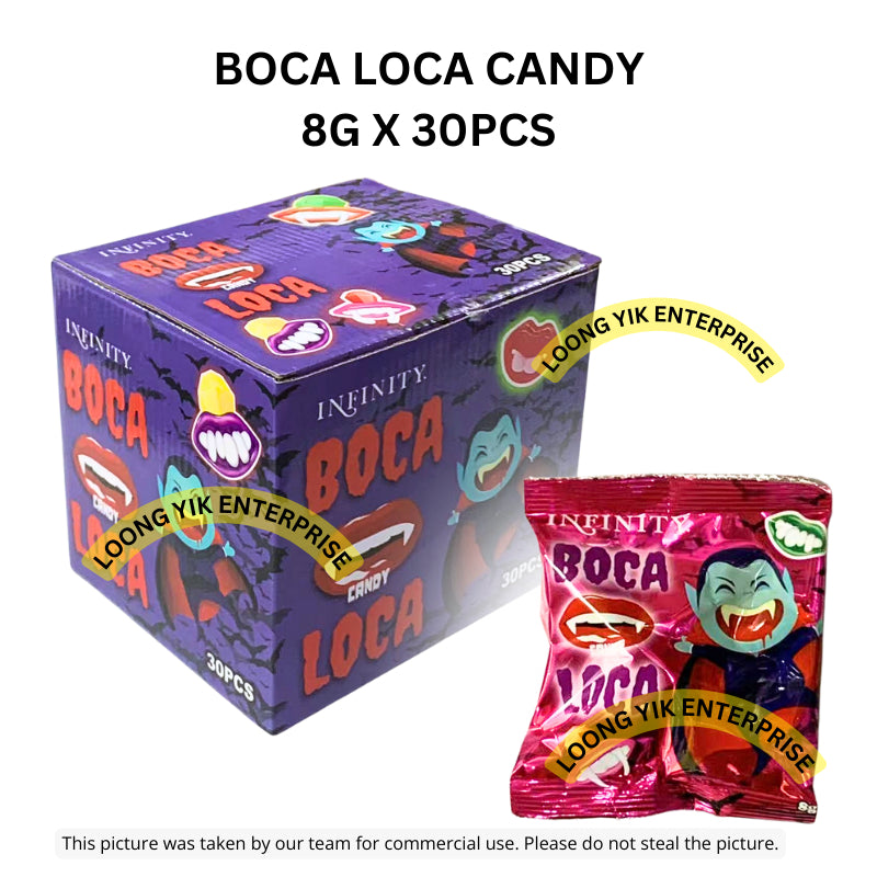 BOCA LOCA CANDY 8G X 30PCS HALAL