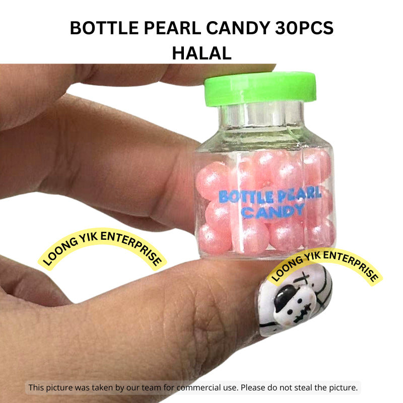 BOTTLE PEARL CANDY 30PCS HALAL