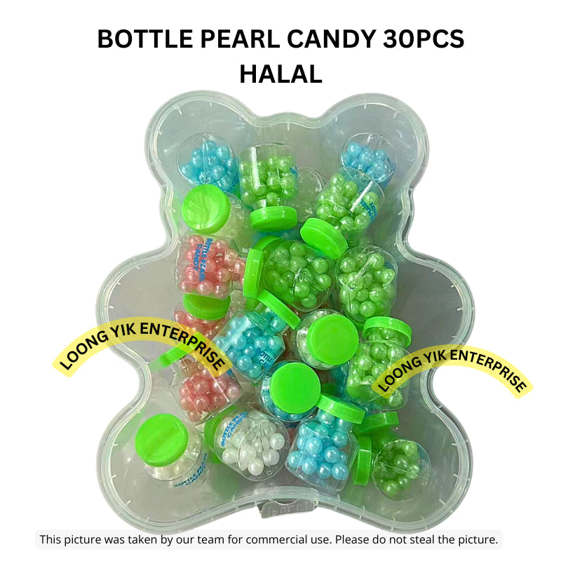 BOTTLE PEARL CANDY 30PCS HALAL