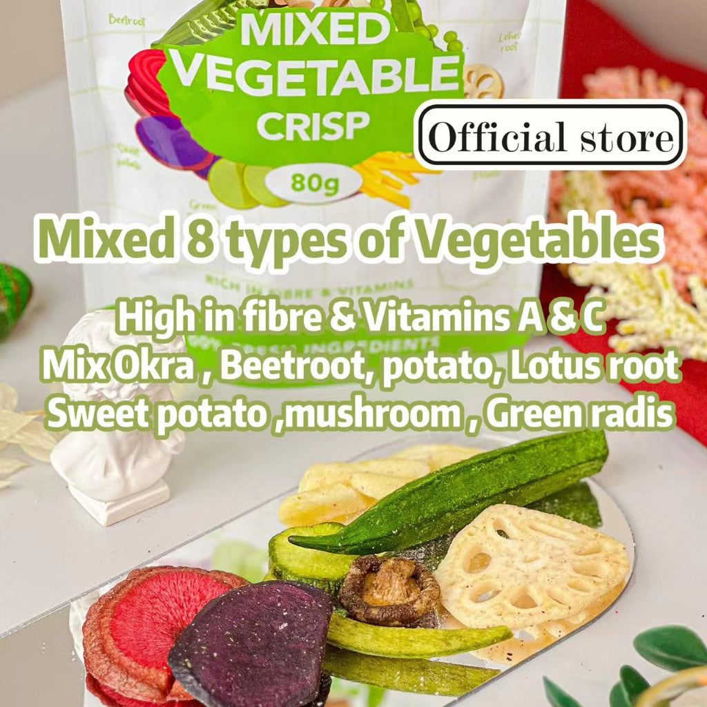 【10送1】Lovebite Crisp Freeze Dried Yogurt Cube, Vegetable, Strawberry, Mango, Vegetable, Mushroom, Dragon Fruit, Seawee