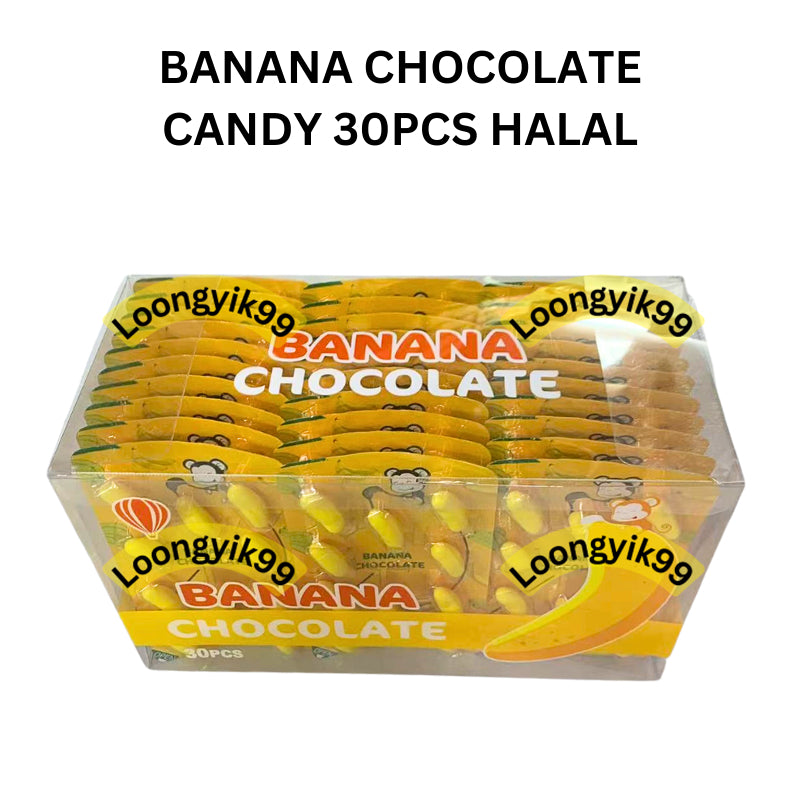 BANANA CHOCOLATE CANDY 30PCS HALAL