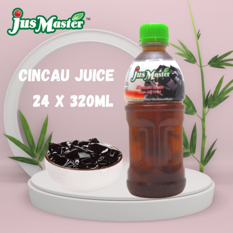 LY99 JUS MASTER GRASS JELLY CINCAU DRINK 320ML X 24BOTTLES HALAL