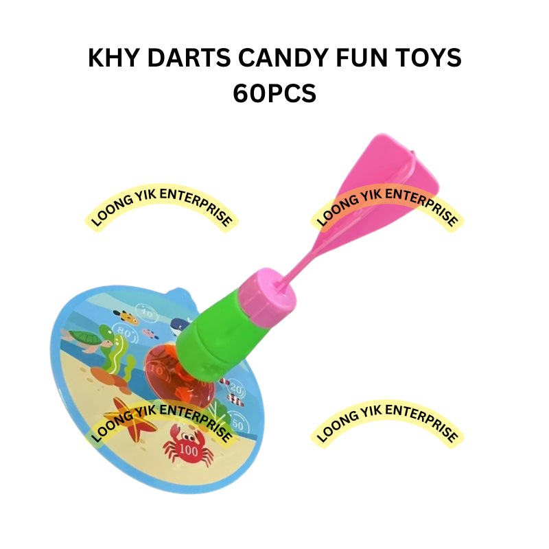 KHY DARTS CANDY FUN TOYS 60PCS HALAL