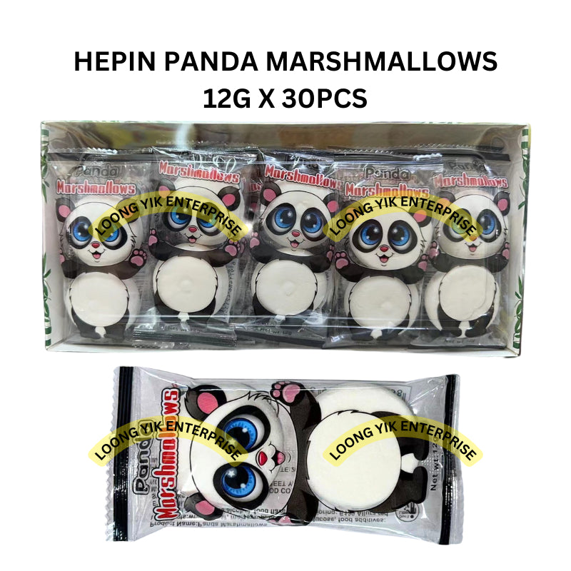 HEPIN PANDA MARSHMALLOWS 12G X 30PCS HALAL