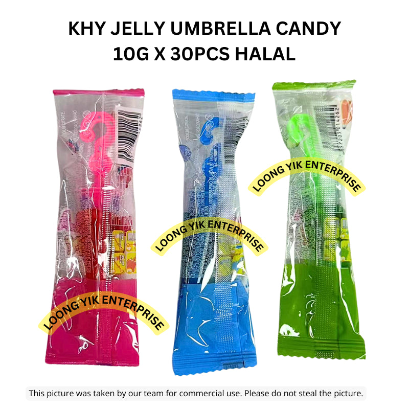 KHY JELLY UMBRELLA CANDY 10G X 30PCS HALAL