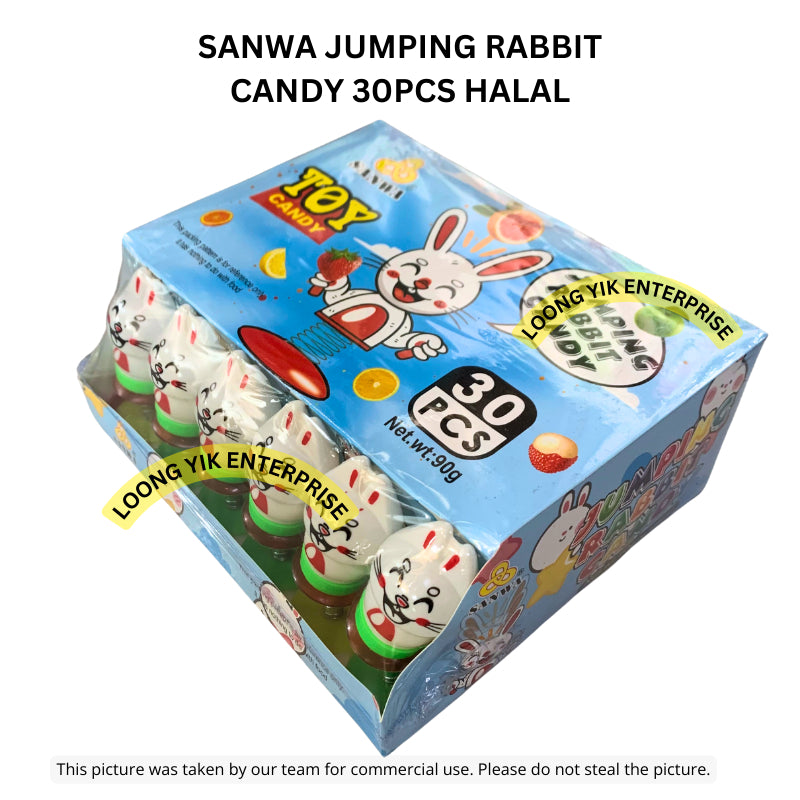 SANWA JUMPING RABBIT CANDY 30PCS HALAL