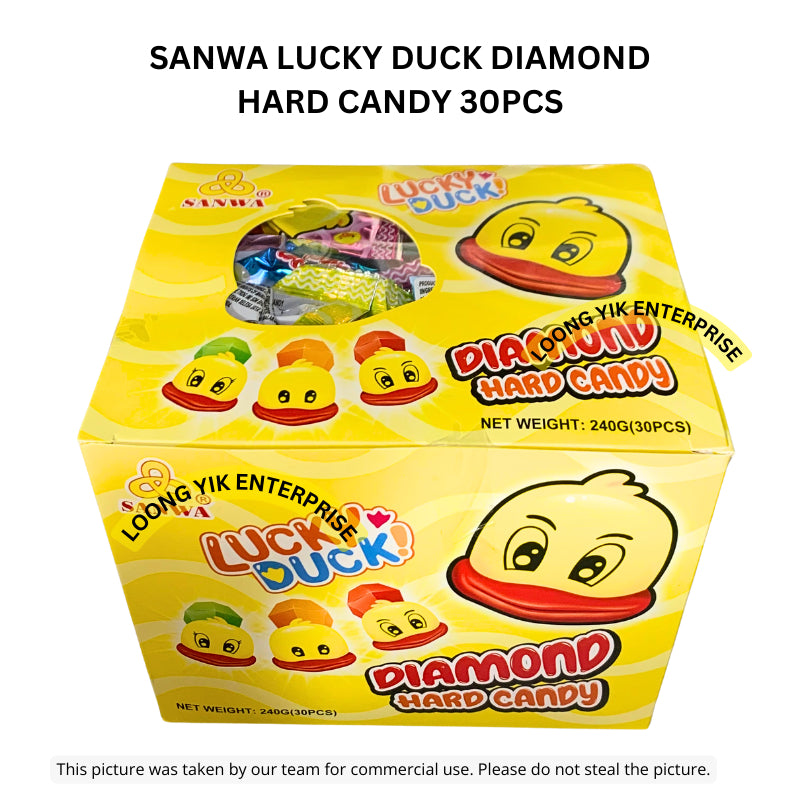 SANWA LUCKY DUCK DIAMOND HARD CANDY 30PCS