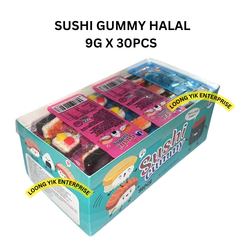 SUSHI GUMMY 9G X 30PCS HALAL