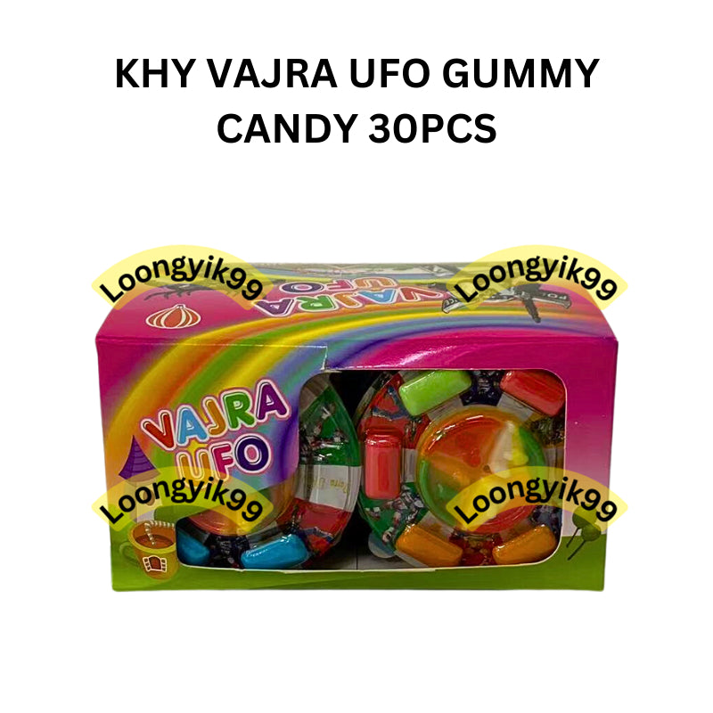 KHY VAJRA UFO GUMMY CANDY 30PCS