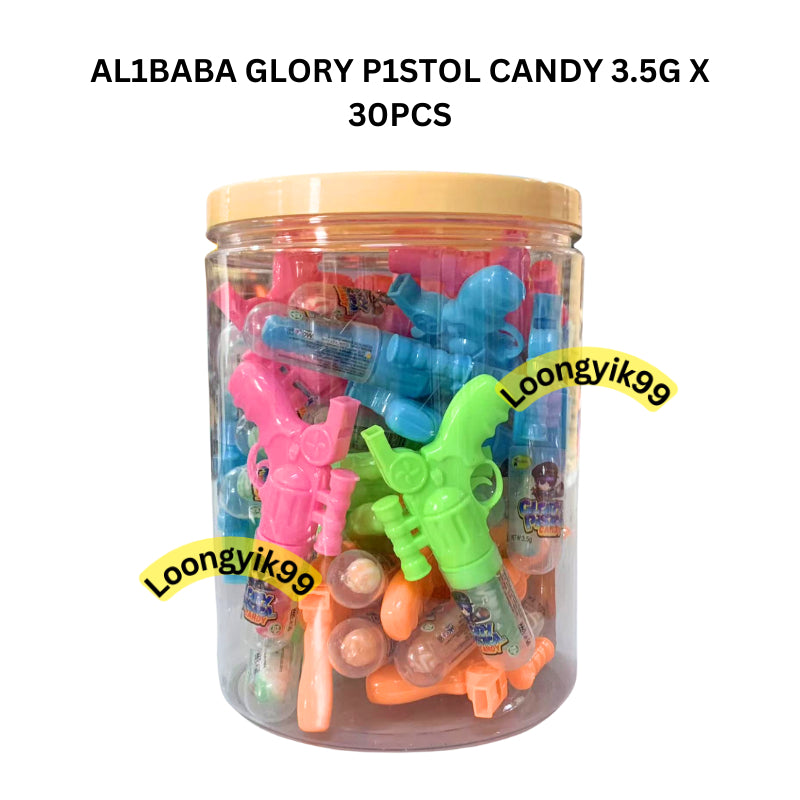 ALIBABA GLORY PISTOL CANDY 3.5G X 30PCS HALAL