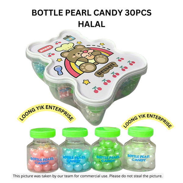 BOTTLE PEARL CANDY 30PCS HALAL