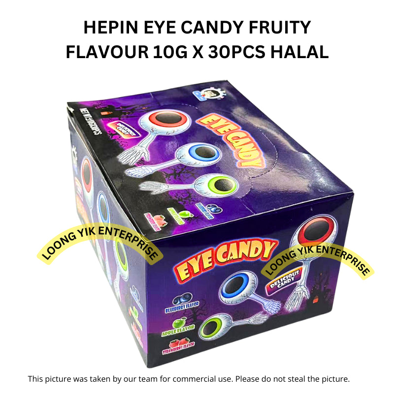 HEPIN EYE CANDY FRUITY FLAVOUR 10G X 30PCS HALAL