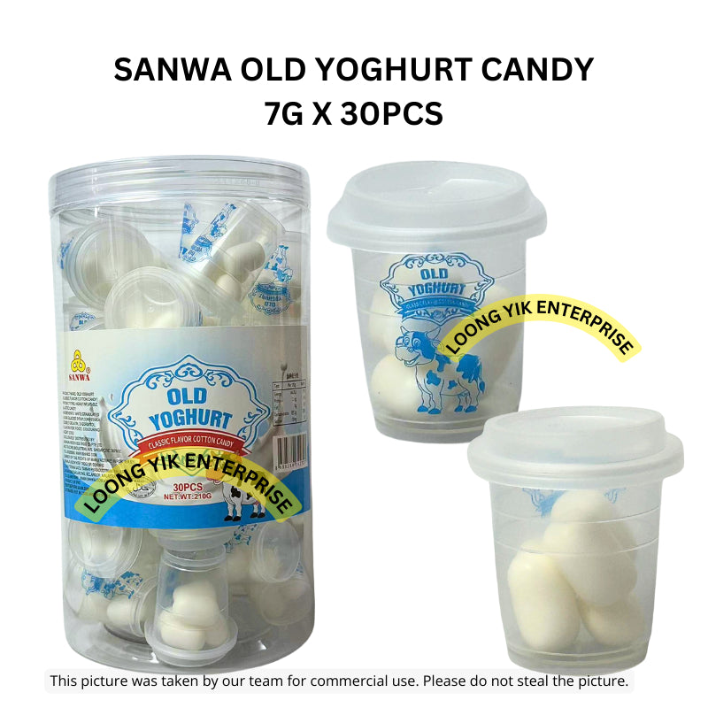 SANWA OLD YOGHURT CANDY 7G X 30PCS