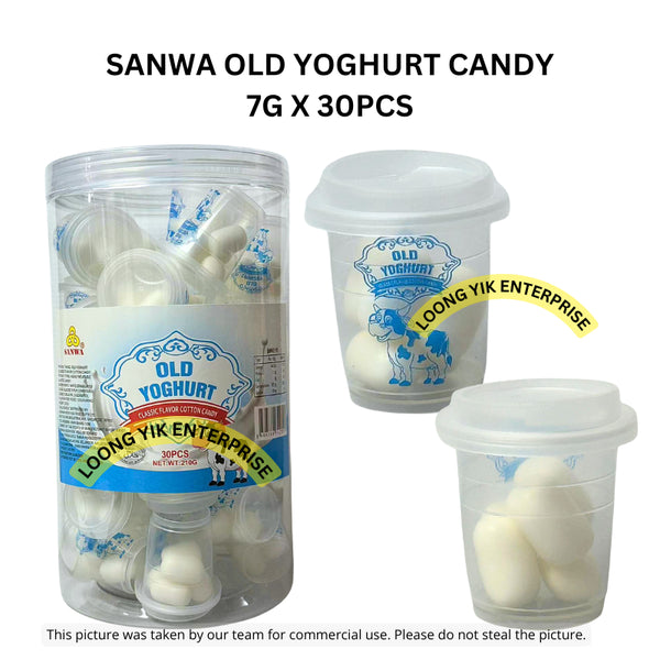 SANWA OLD YOGHURT CANDY 7G X 30PCS