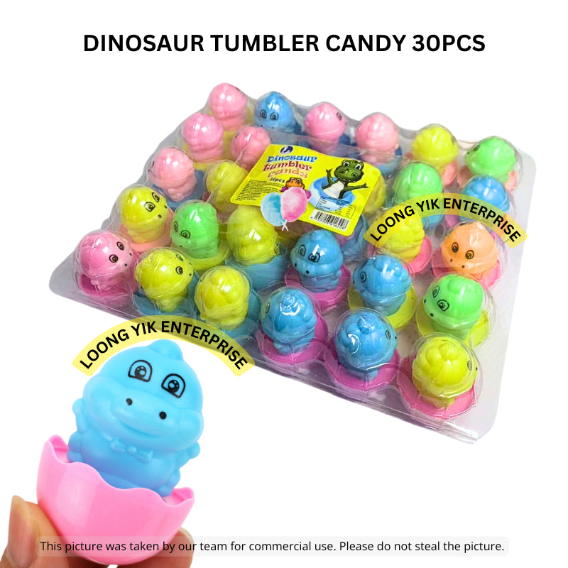 DINOSAUR TUMBLER CANDY 30PCS