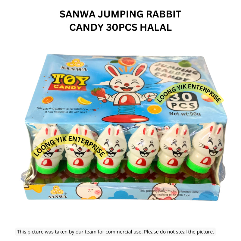 SANWA JUMPING RABBIT CANDY 30PCS HALAL