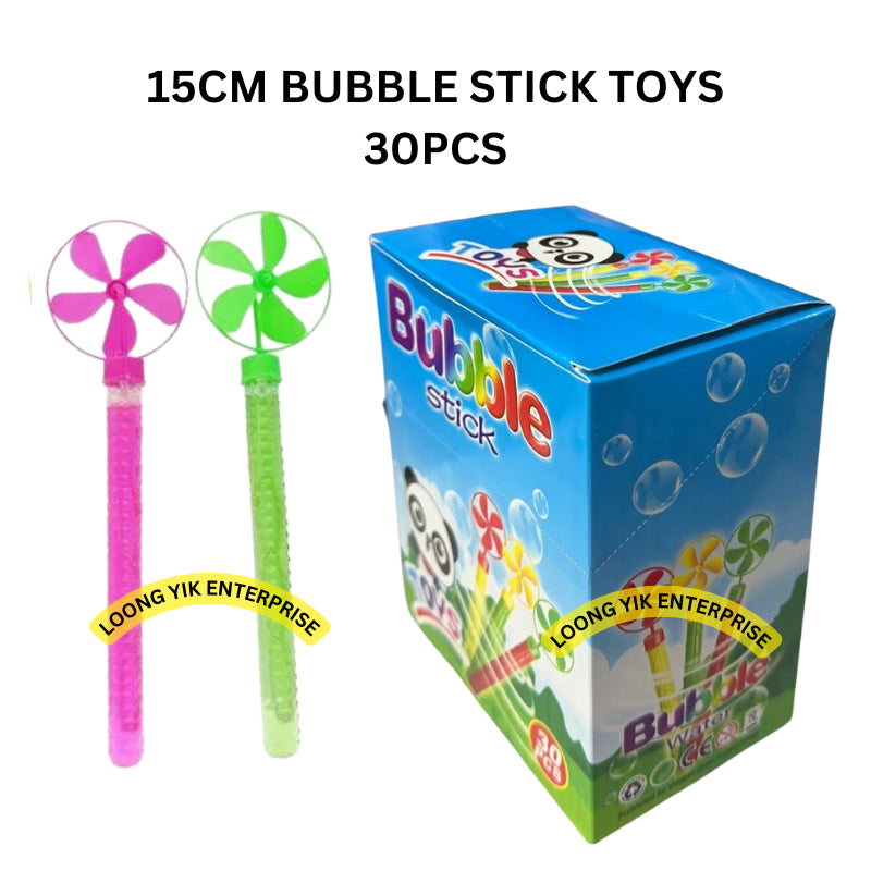 15CM BUBBLE STICK TOYS 30PCS WATER BLOW