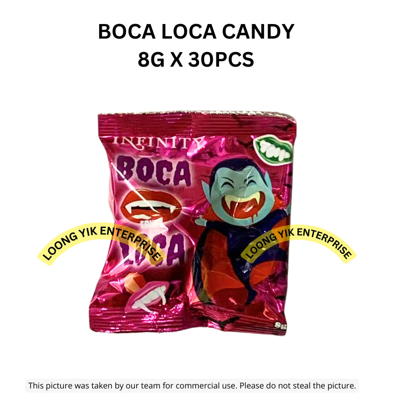 BOCA LOCA CANDY 8G X 30PCS HALAL