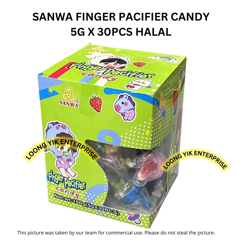 SANWA FINGER PACIFIER CANDY 5G X 30PCS HALAL