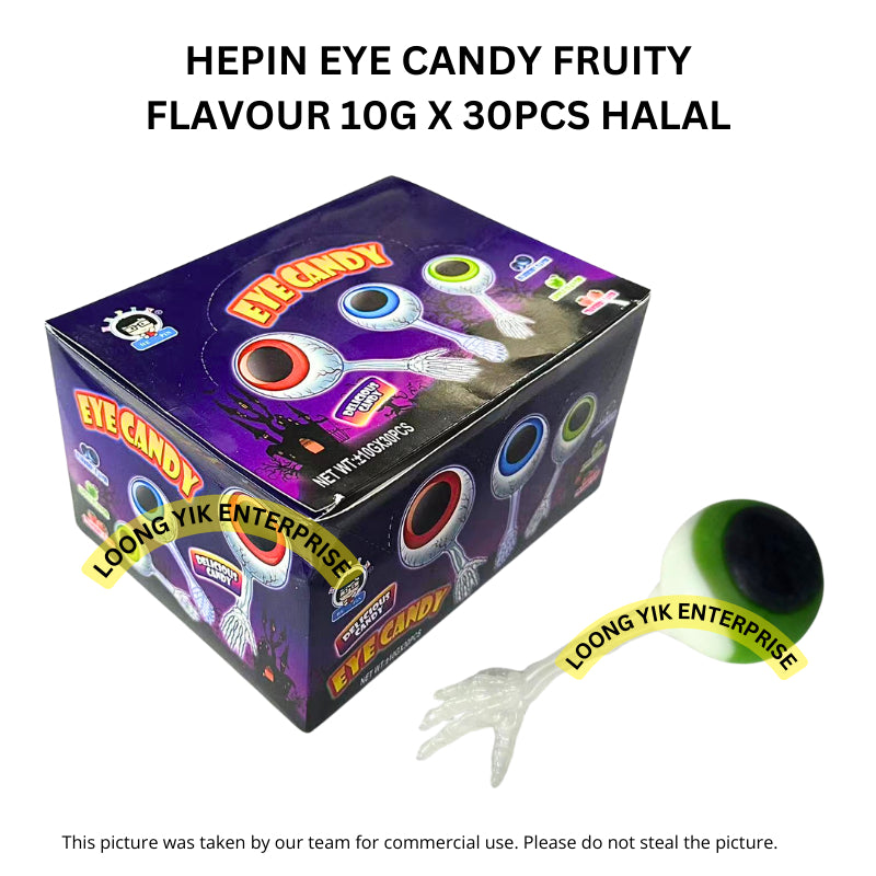 HEPIN EYE CANDY FRUITY FLAVOUR 10G X 30PCS HALAL