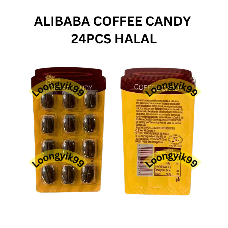 ALIBABA COFFEE CANDY 24PCS HALAL