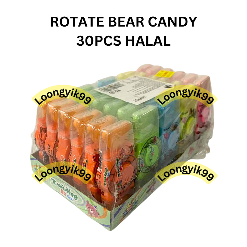 ROTATE BEAR CANDY 30PCS HALAL