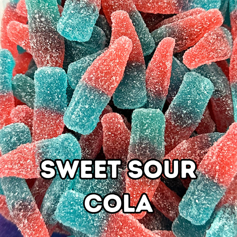 【100G】Halal Gummy Sour Mix Candy viral Donut Sweet Candy Cola Worm Blue Shark Sweet Ribbon Fried Egg Halal