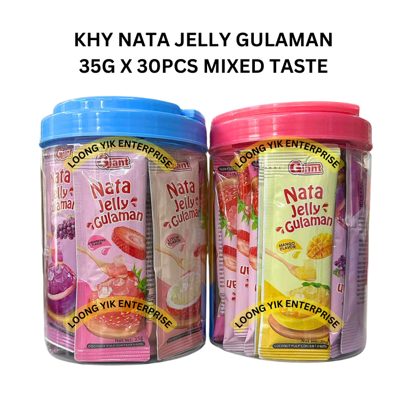 KHY NATA JELLY GULAMAN 35G X 30PCS MIXED TASTE