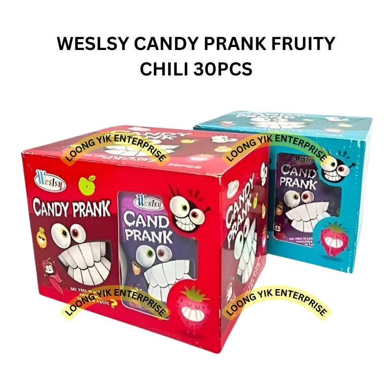 WESLSY CANDY PRANK FRUITY CHILI 30PCS HALAL