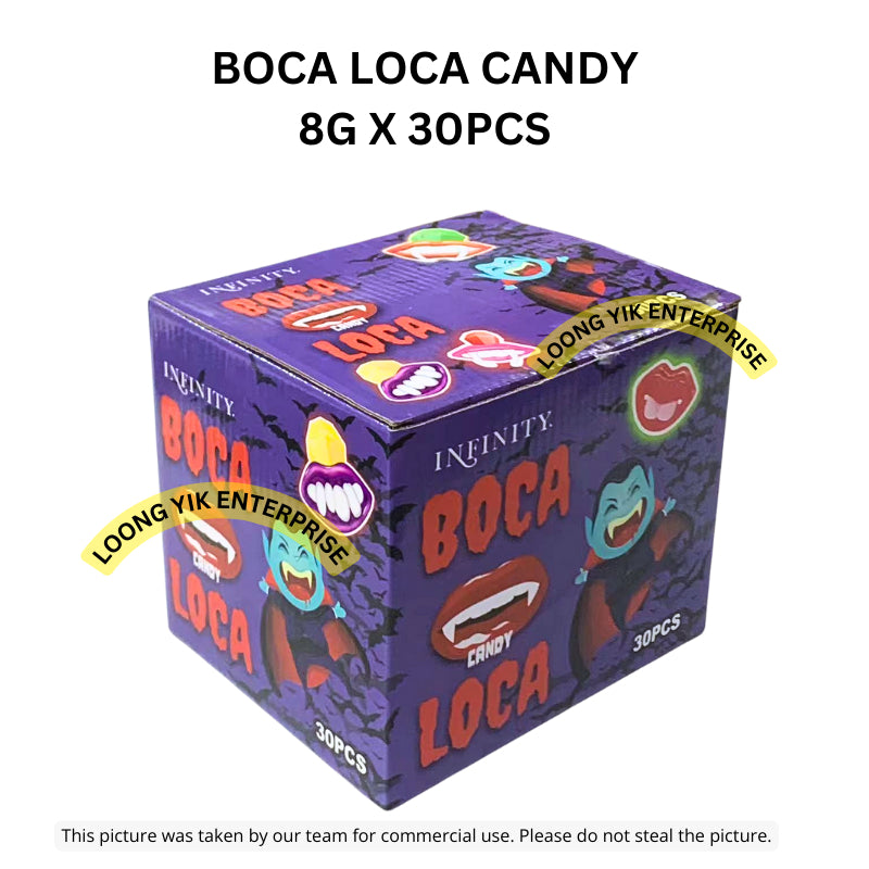 BOCA LOCA CANDY 8G X 30PCS HALAL