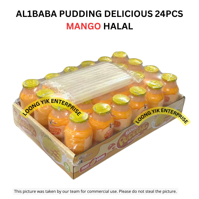 AL1BABA PUDDING DELICIOUS 24PCS STRAWBERRY/GRAPE/MANGO HALAL