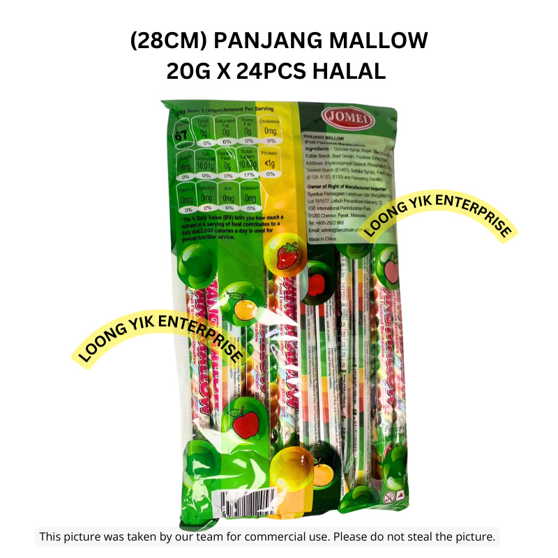 (28CM) PANJANG MALLOW 20G X 24PCS HALAL