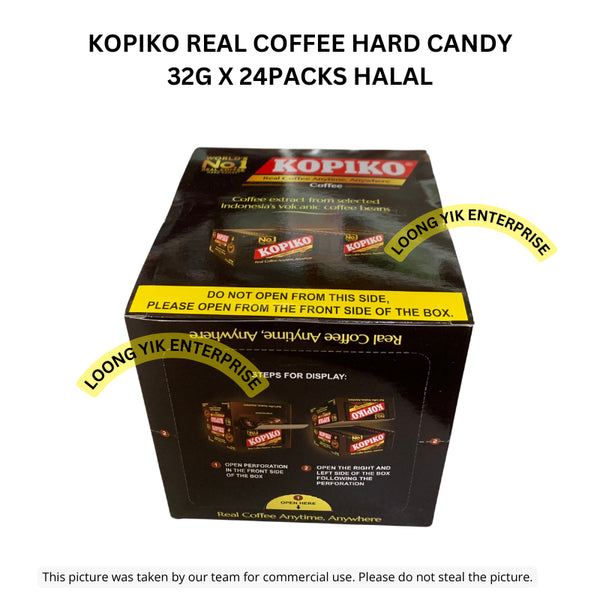 KOPIKO REAL COFFEE HARD CANDY 32G X 24PACKS HALAL