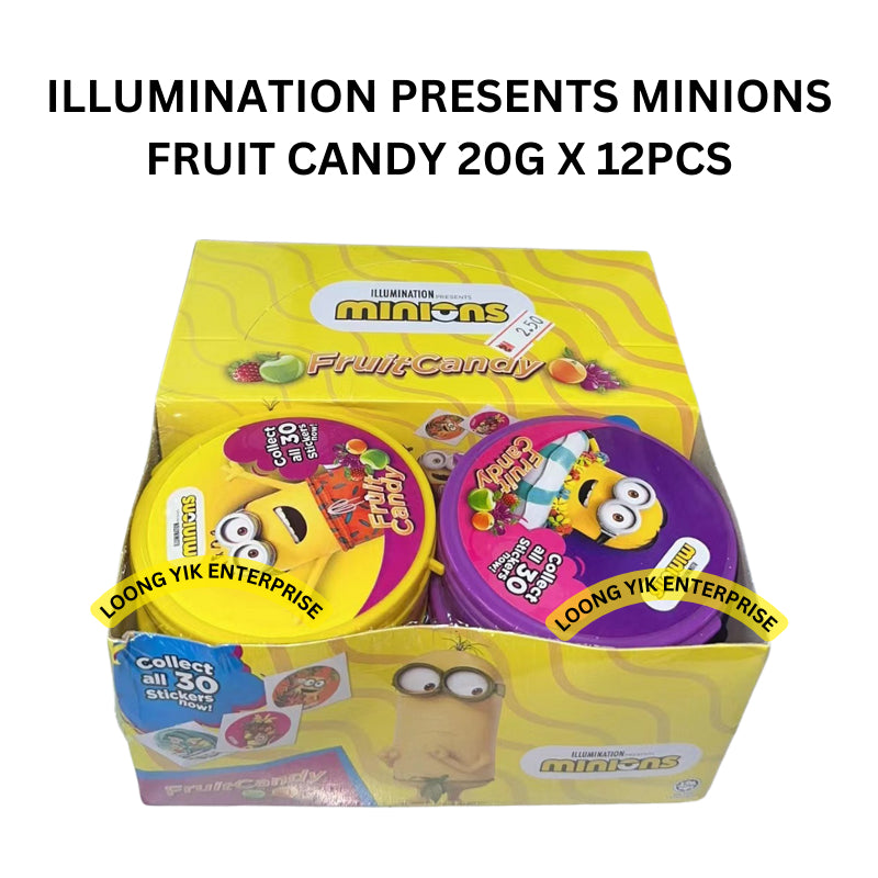 ILLUMINATION PRESENTS MINIONS FRUIT CANDY 20G X 12PCS